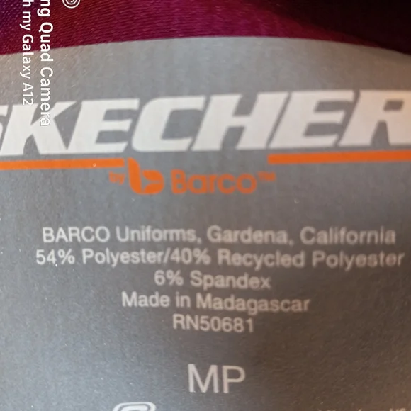 Skechers Burgandy Uniform Pants - Picture 7 of 8